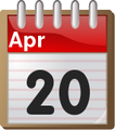 Calendar Page April 20th