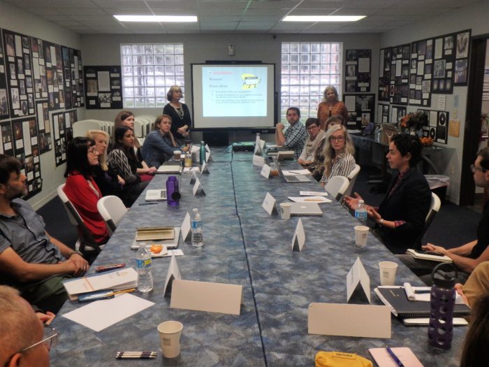 Participants at a grant-writing workshop held at the Texas Grants Research Center (formerly Regional Foundation Library)