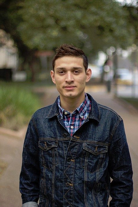 image of student in jean jacket 