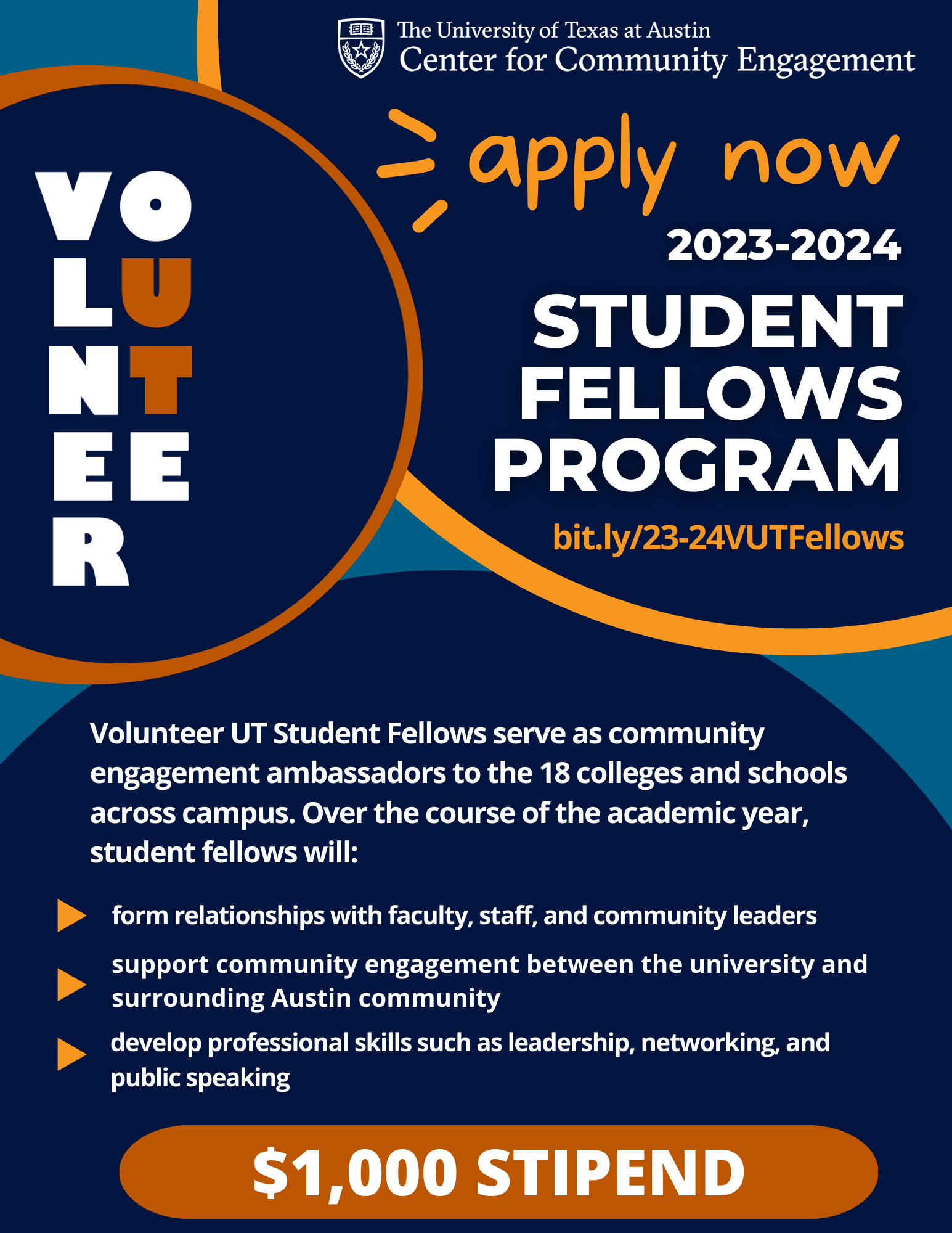 Volunteer UT Student Fellows Program