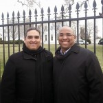 Saenz and Ponjuan, white house visit[ Spring 14