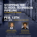 School to Prison UTA flyer
