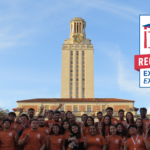 Group Photo of Project MALES mentors in front of the University of Texas Tower