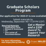 Graduate Scholars Program Announcement
