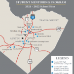 Map Describing the mentoring sites