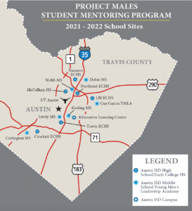 Map Describing the mentoring sites