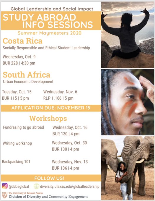 Study Abroad Info Sessions
