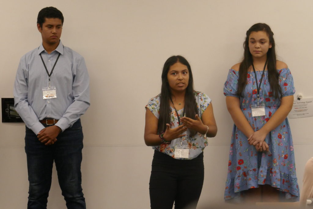image of students at pitch day