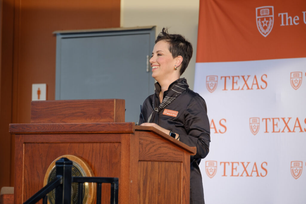 UT Charter School Superintendent Dr. Melissa Chavez shares some kind words about Dr. Sharpe's impact on the school 