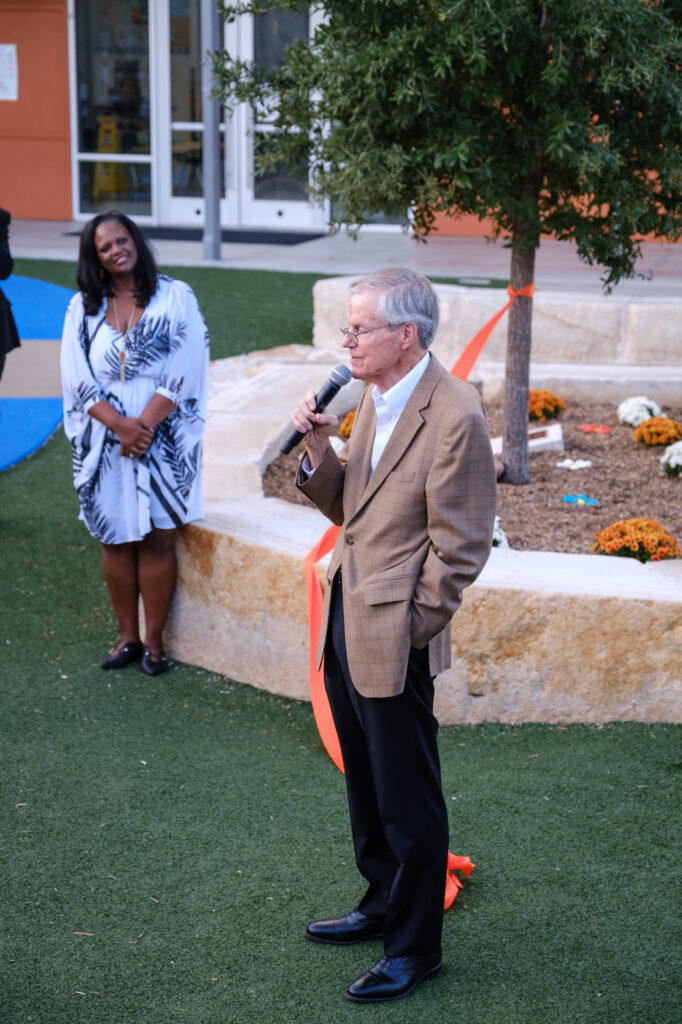 Dr. Sharpe shares remarks at UTES celebration 