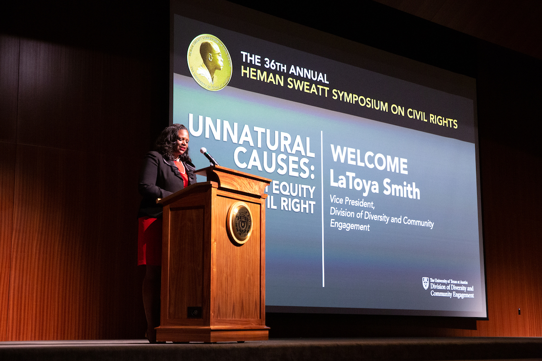 LaToya Smith Sweatt Symposium UT 2021