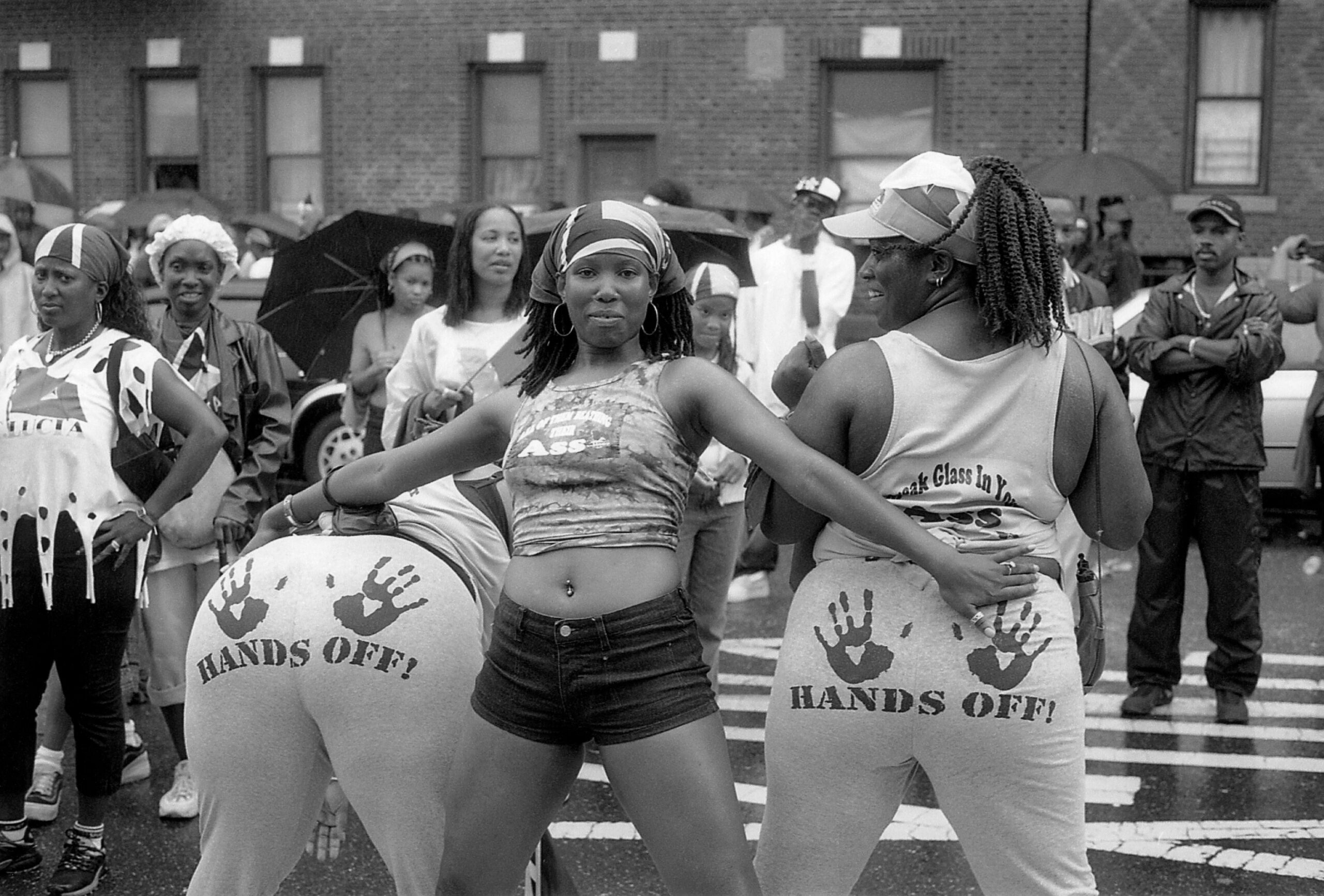 Hands Off, Brooklyn, NY, 1998 (West Indian Day Parade, Eastern Pkwy, Brooklyn, NY)