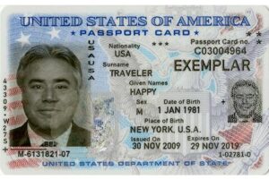 USCIS US Passport Card Front